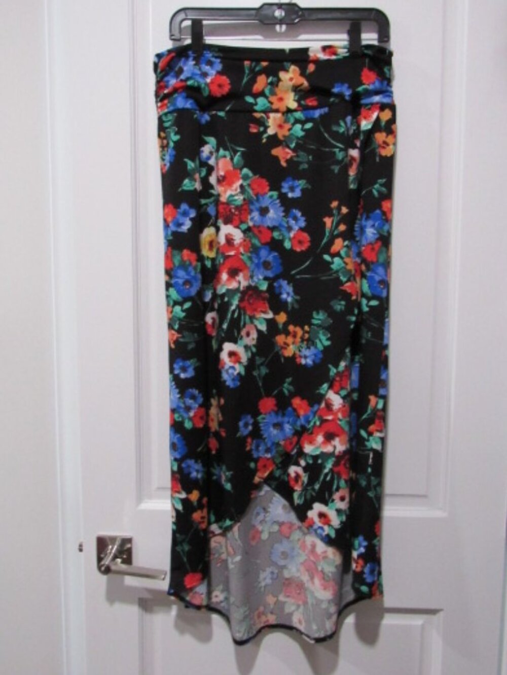 Apt 9 Pull on Hi Lo Maxi Skirt Large